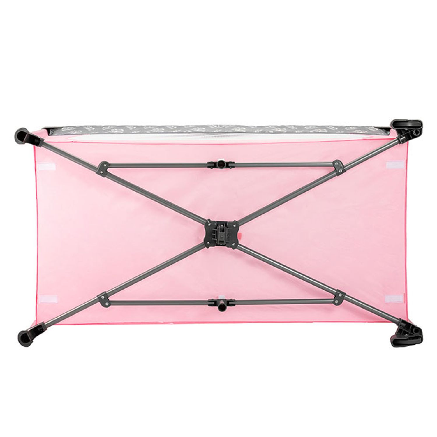 Patut pliabil, 60x120 cm, Momi, Belove, Pink fotografia produsului View 5 L