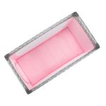 Patut pliabil, 60x120 cm, Momi, Belove, Pink fotografia produsului View 6 S