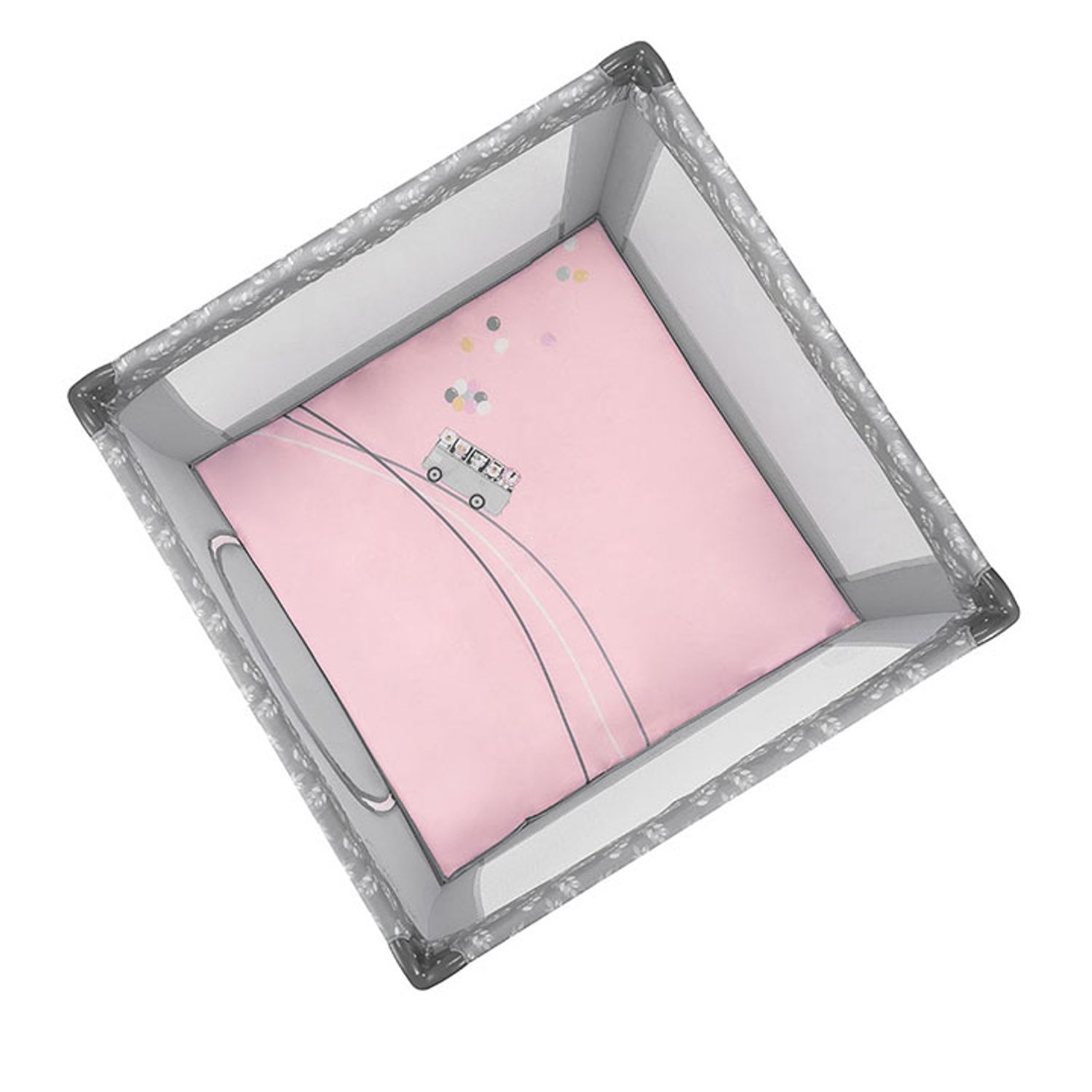 Tarc de joaca, 100x100 cm, Momi Mamu, Pink fotografia produsului View 3 L