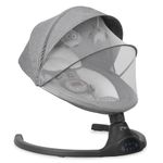 Balansoar electric MoMi Lami, Dark Grey fotografia produsului View 2 S