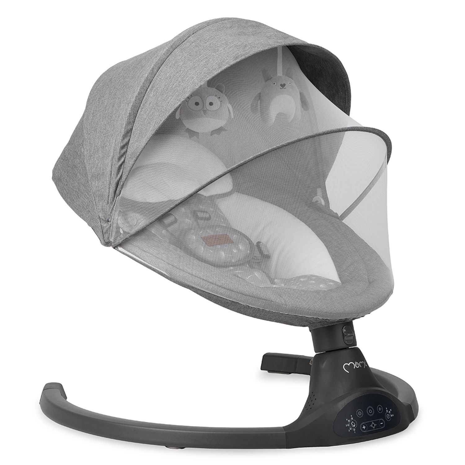 Balansoar electric MoMi Lami, Dark Grey fotografia produsului View 2 L