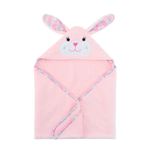 Prosop de baie cu gluga, Zoocchini, 76x76cm, Happy Bunny fotografia produsului
