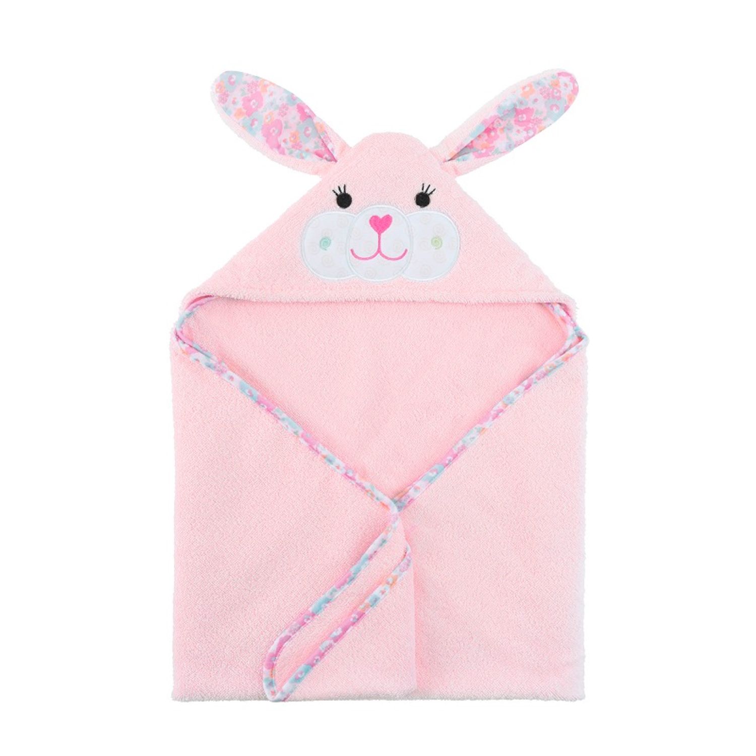 Prosop de baie cu gluga, Zoocchini, 76x76cm, Happy Bunny fotografia produsului