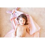 Prosop de baie cu gluga, Zoocchini, 76x76cm, Happy Bunny fotografia produsului View 5 S