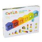 Jucarie Din Lemn, Cubika, &ldquo;CASUTELE VESELE &rdquo; fotografia produsului
