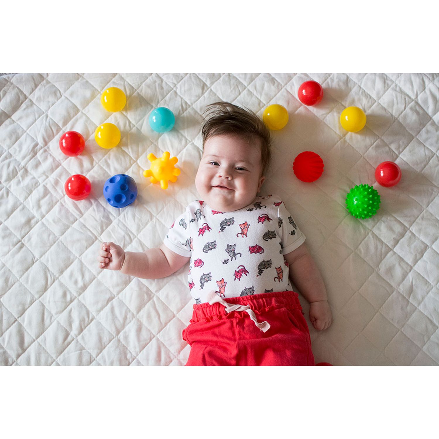 Jucarii Baie - Set 5 Mingiute Senzoriale fotografia produsului View 2 L