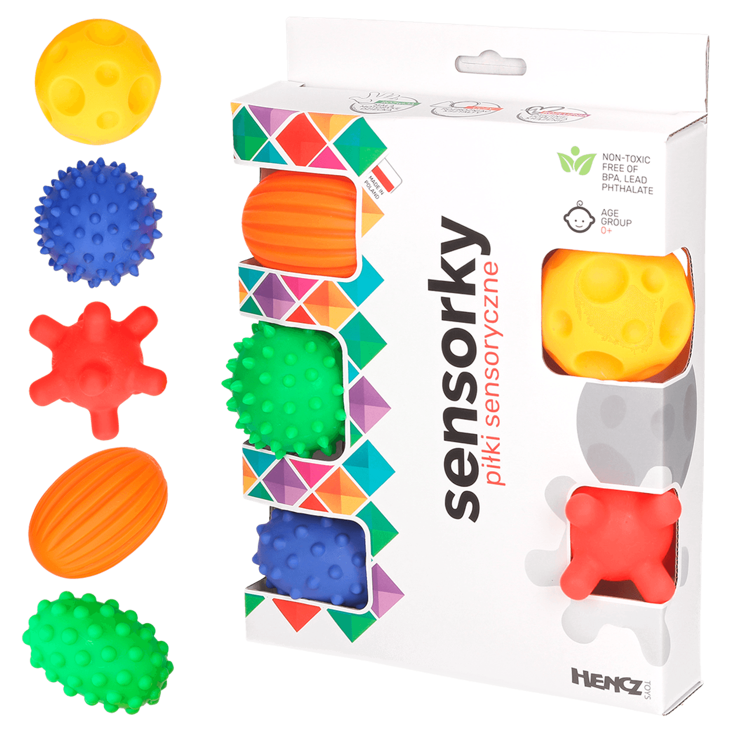 Jucarii Baie - Set 5 Mingiute Senzoriale fotografia produsului