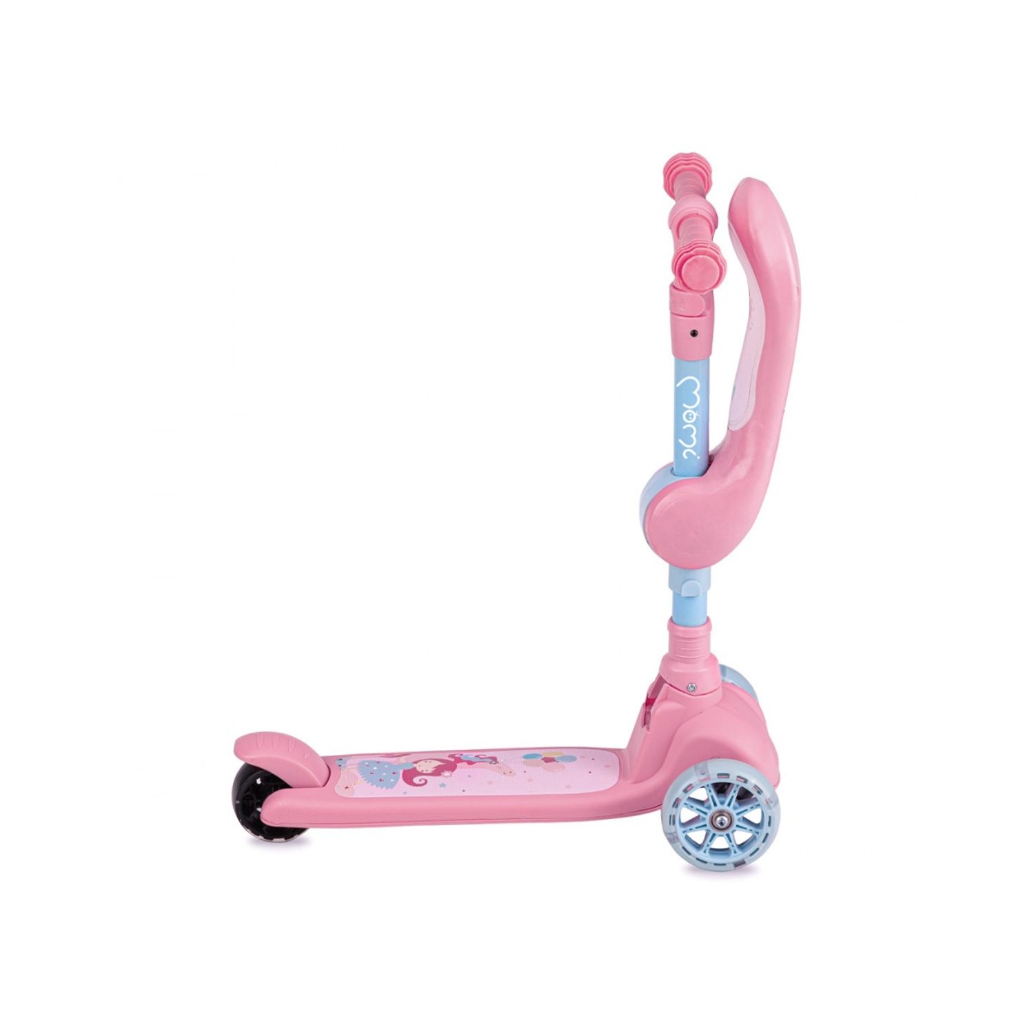Trotineta transformabila 2in1 MoMi Kiuru - Pink fotografia produsului View 4 L