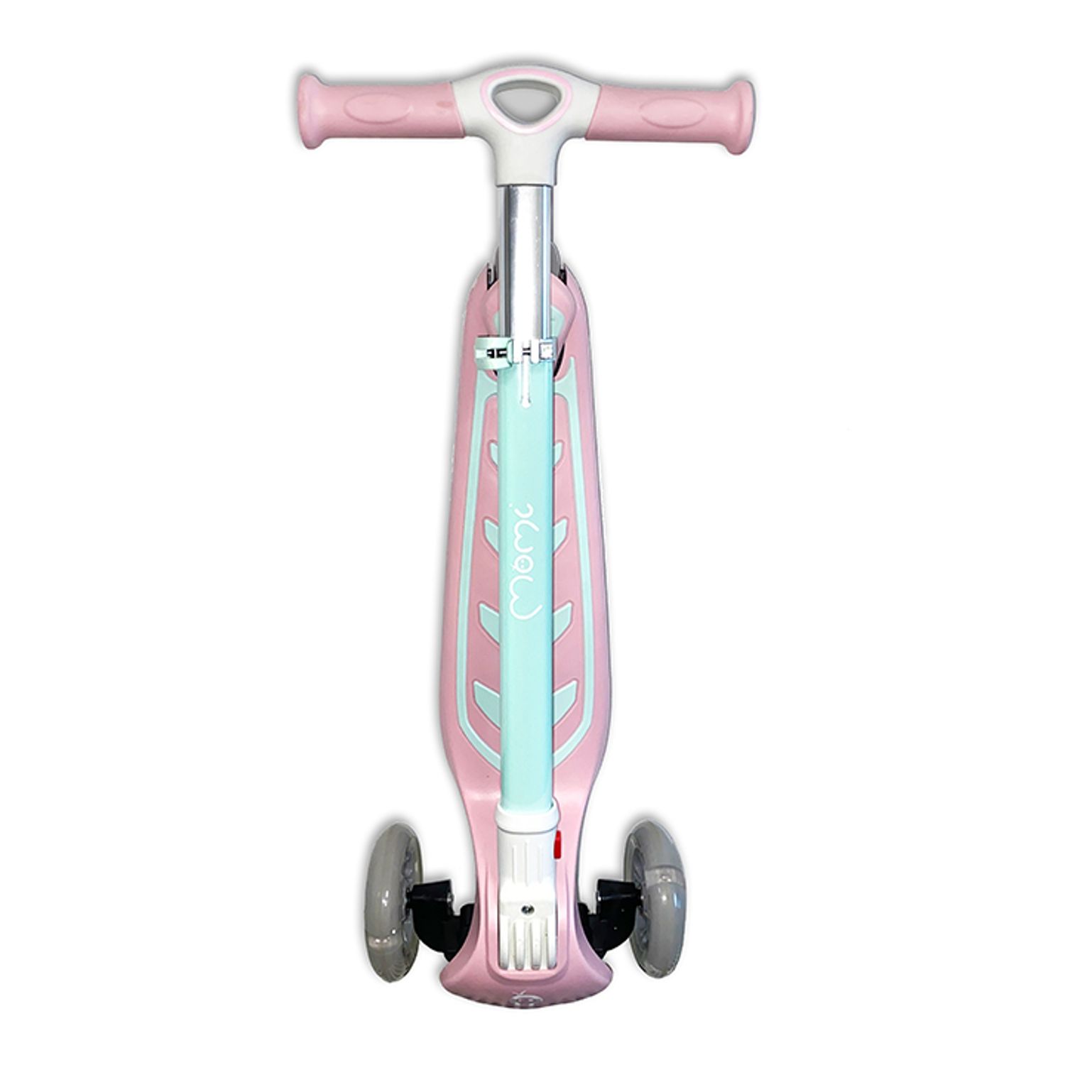 Trotineta cu 3 roti, Momi, Vivio Pink, 3 Ani+, Ghidon reglabil pe 4 trepte, Flexbrake, Rulmenti ABEC-9, Platforma - 5900495959843 fotografia produsului View 4 L