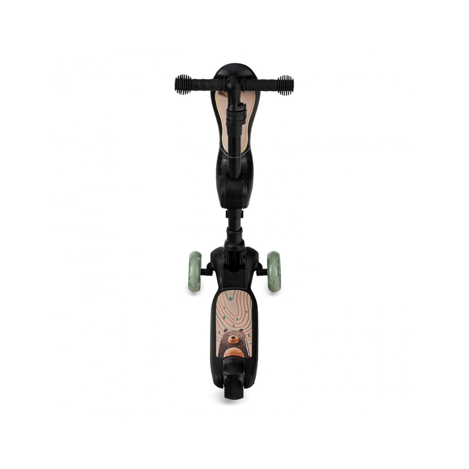 Trotineta transformabila 2in1 MoMi Kiuru - Black fotografia produsului View 3 L