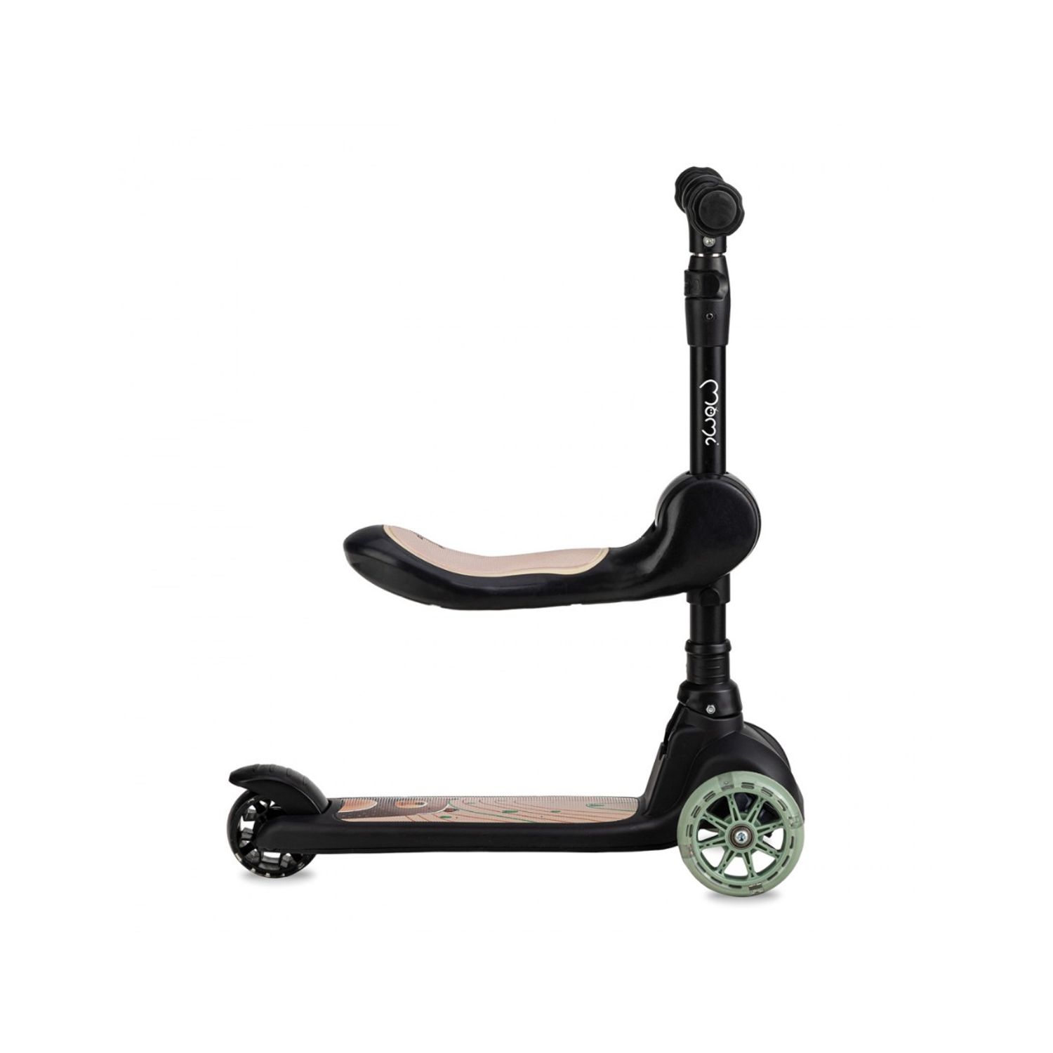 Trotineta transformabila 2in1 MoMi Kiuru - Black fotografia produsului View 2 L