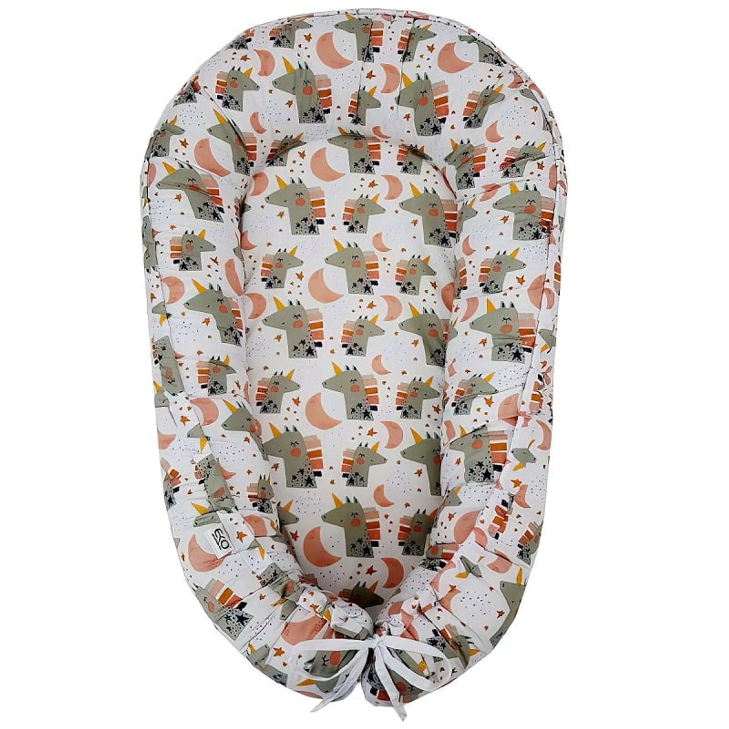 Baby nest din bumbac, Eko, Pink fotografia produsului