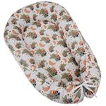 Baby nest din bumbac, Eko, Pink fotografia produsului View 5 S