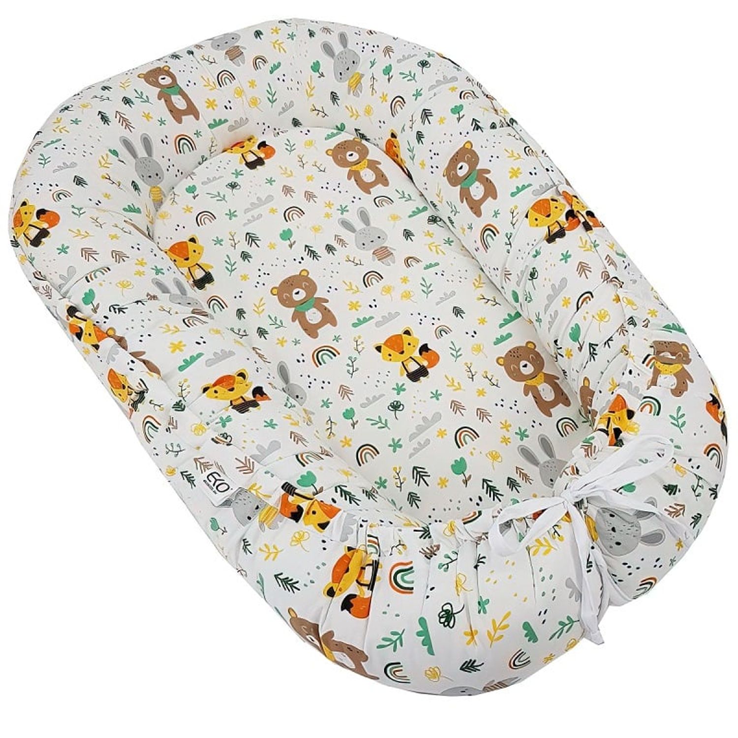 Baby nest din bumbac, Eko, Forest fotografia produsului View 5 L
