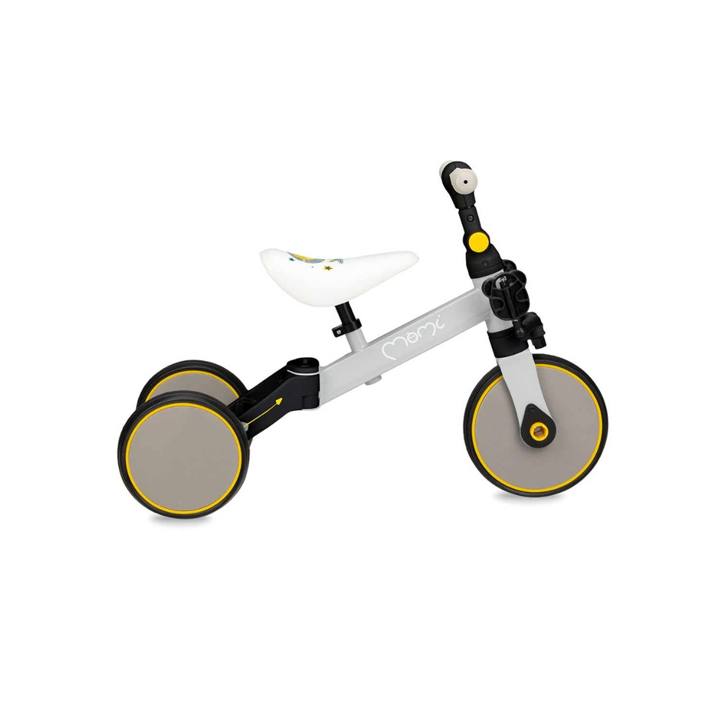 Tricicleta 4in1, Momi Loris, Grey Yellow fotografia produsului View 3 L