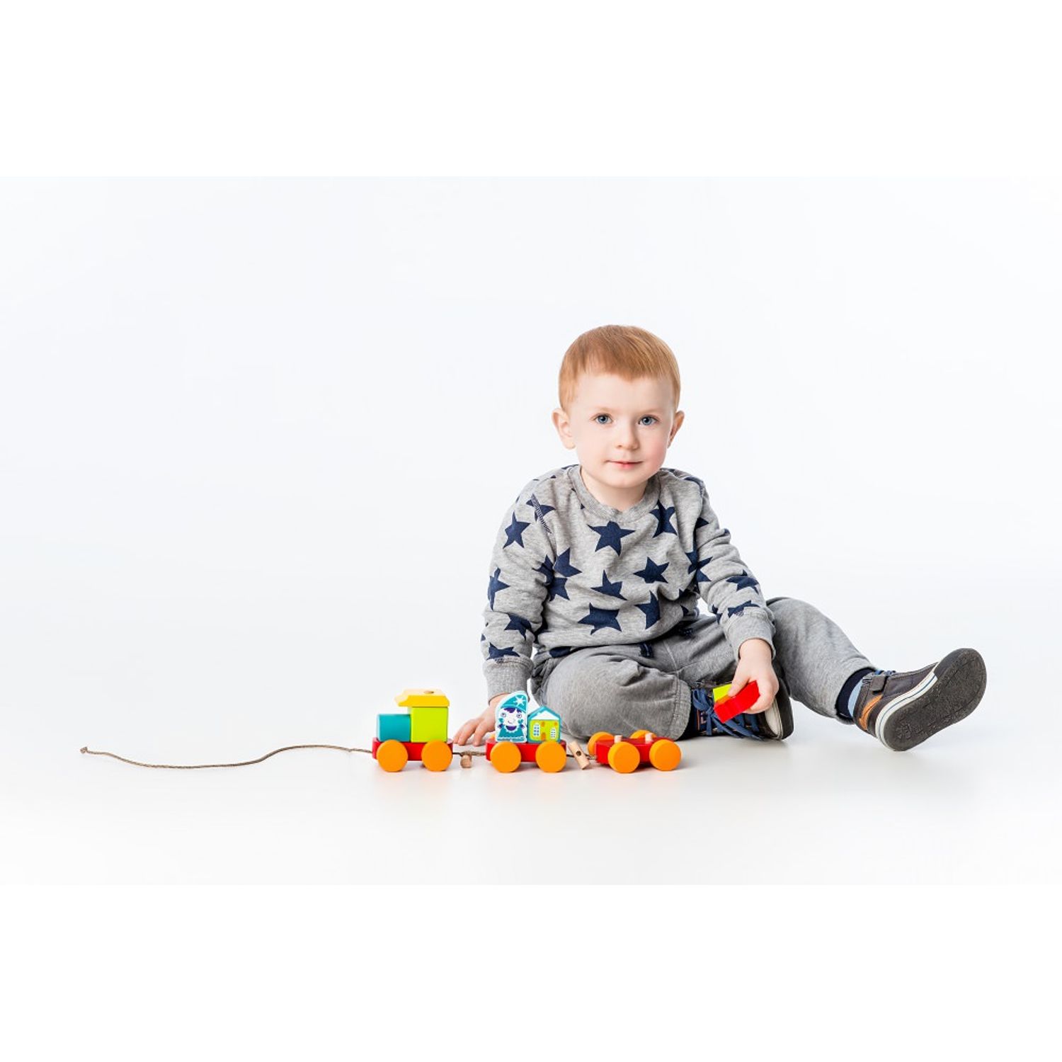 Jucarie Din Lemn, Cubika, "Trenuletul Fabulos" fotografia produsului View 4 L