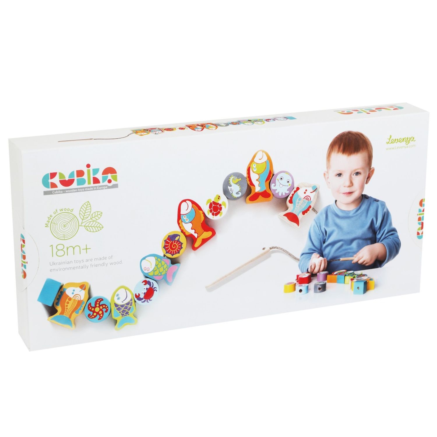 Jucarie din lemn, Cubika, &ldquo;Joc de indemanare, Pestisori&rdquo; fotografia produsului