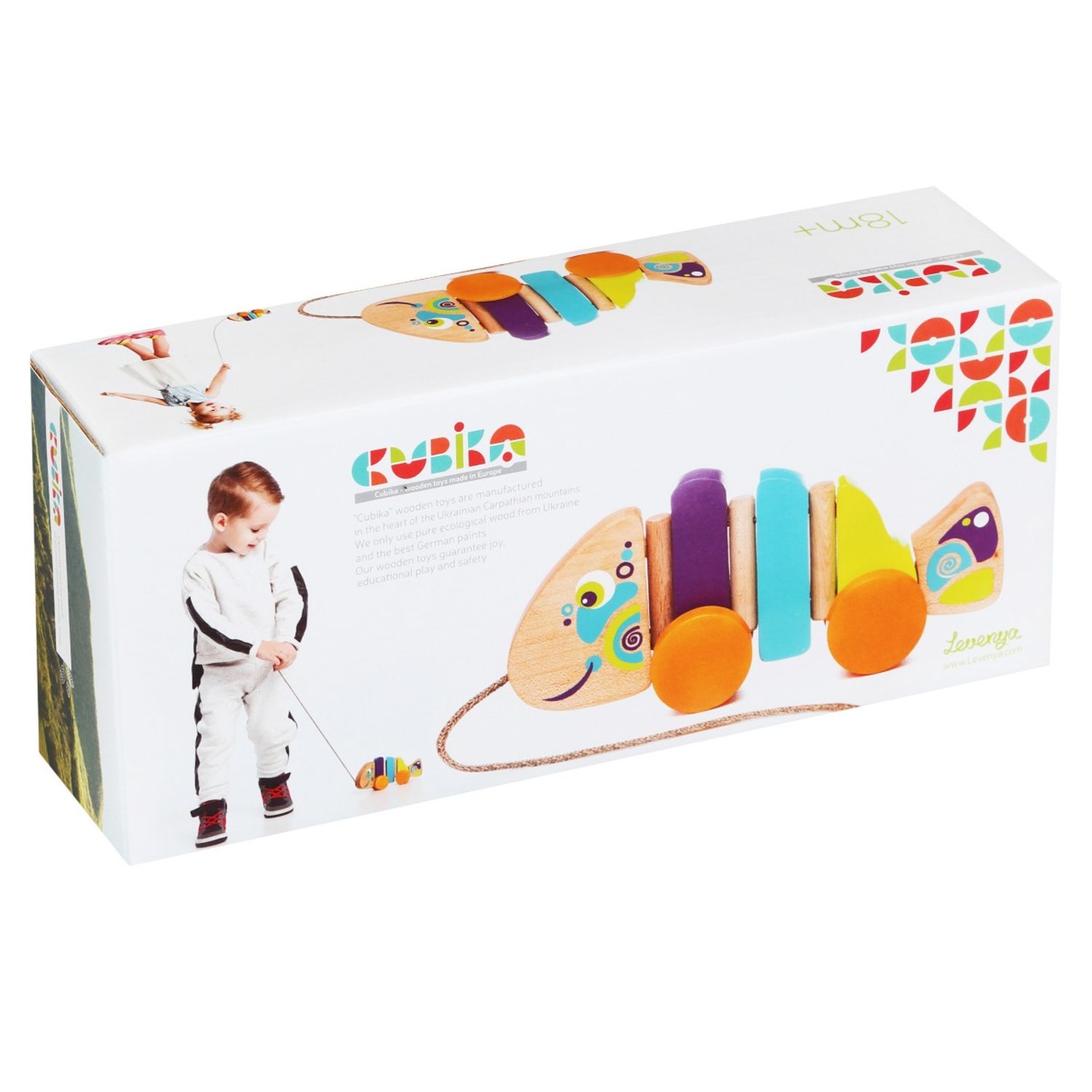 Jucarie din lemn, Cubika, &ldquo;Pestisorul Magic&rdquo; fotografia produsului