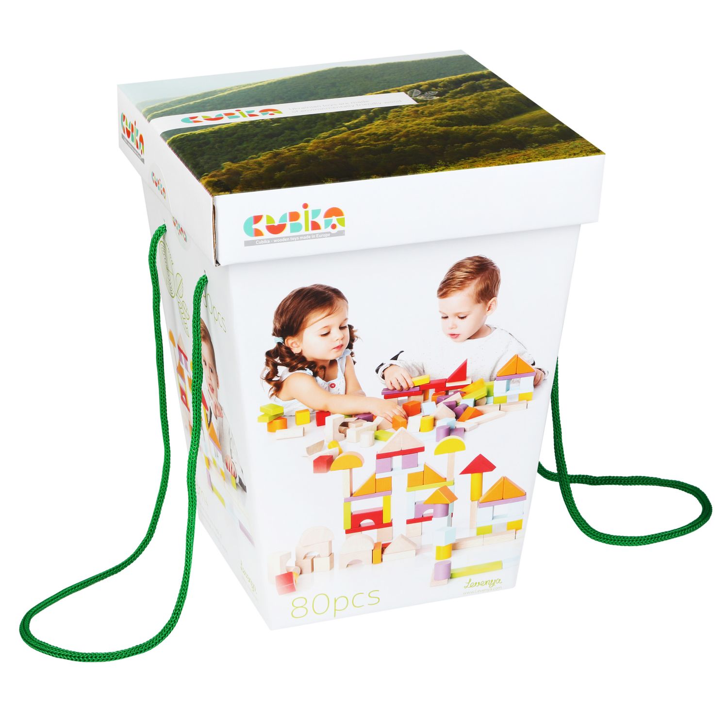 Jucarie din lemn, Cubika, "Set constructii" fotografia produsului