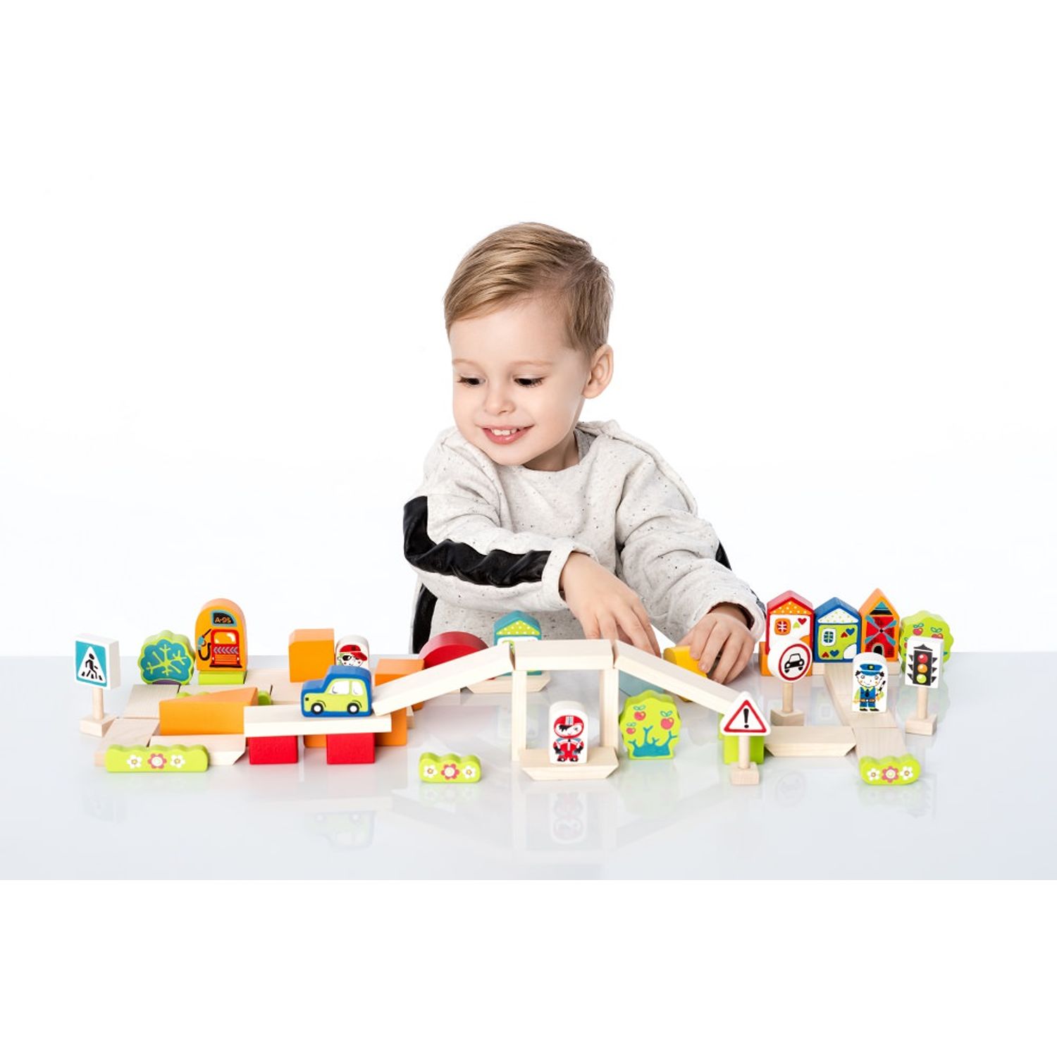 Jucarie Din Lemn, Cubika - Kit De Constructie Pentru Baietei fotografia produsului View 2 L