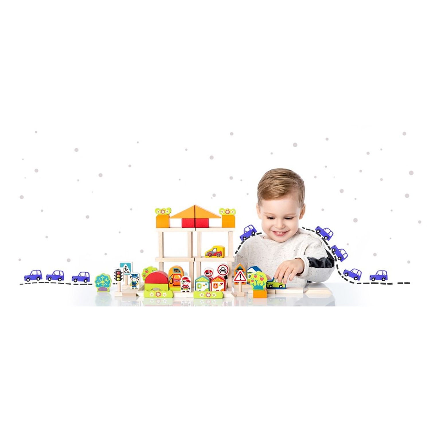 Jucarie Din Lemn, Cubika - Kit De Constructie Pentru Baietei fotografia produsului View 3 L