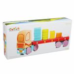 Jucarie din lemn, Cubika, &ldquo;Camion cu forme geometrice&rdquo; fotografia produsului
