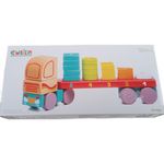 Jucarie din lemn, Cubika, &ldquo;Camion cu forme geometrice&rdquo; fotografia produsului View 4 S