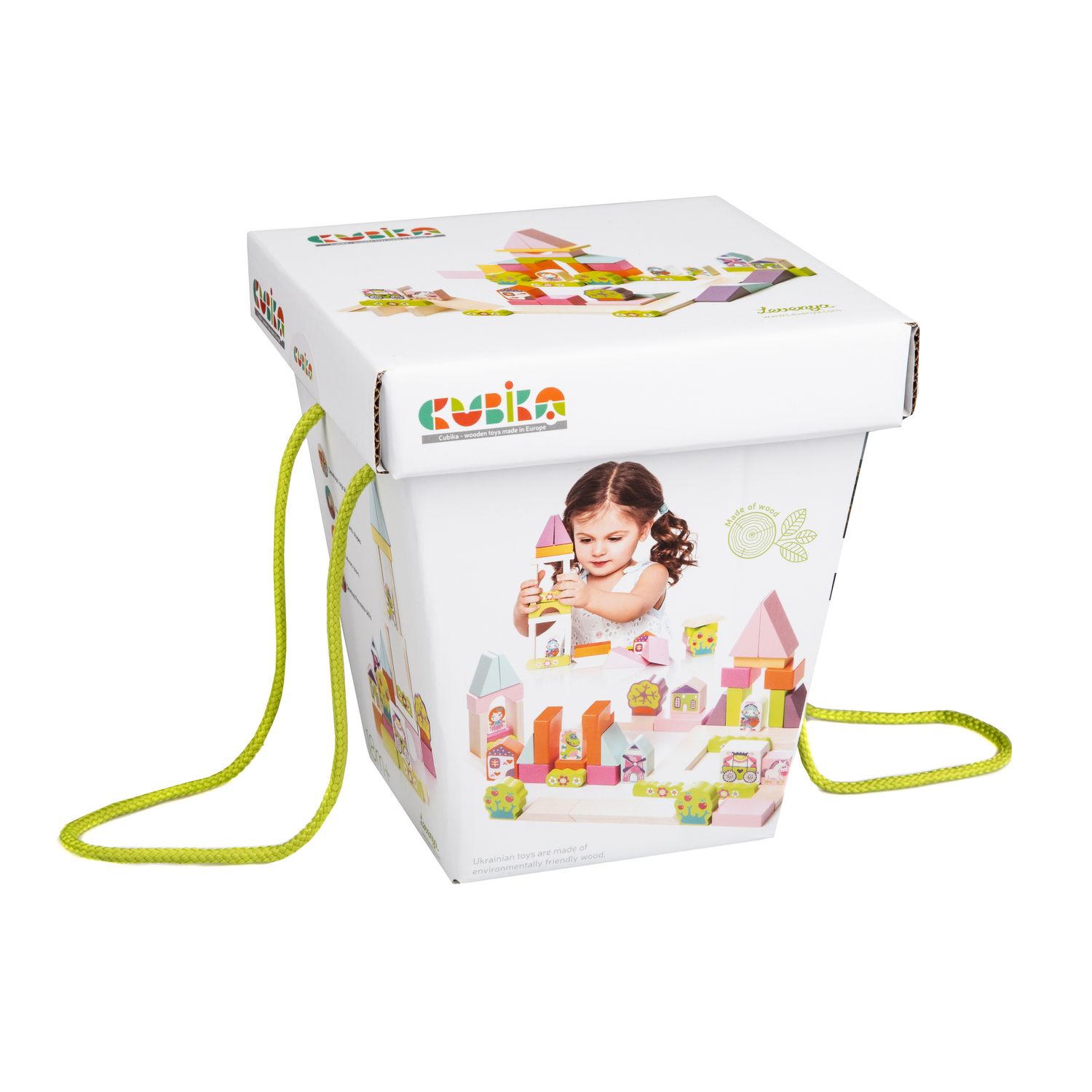 Jucarie Din Lemn, Cubika - Kit De Constructie Pentru Fetite fotografia produsului