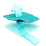 Protectie Antitranspiratie, Scaun Auto 18-36 kg, Turcoaz fotografia produsului View 3 S