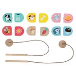 Jucarie din lemn, Cubika, Joc de indemanare si asociere, My Food fotografia produsului View 2 S