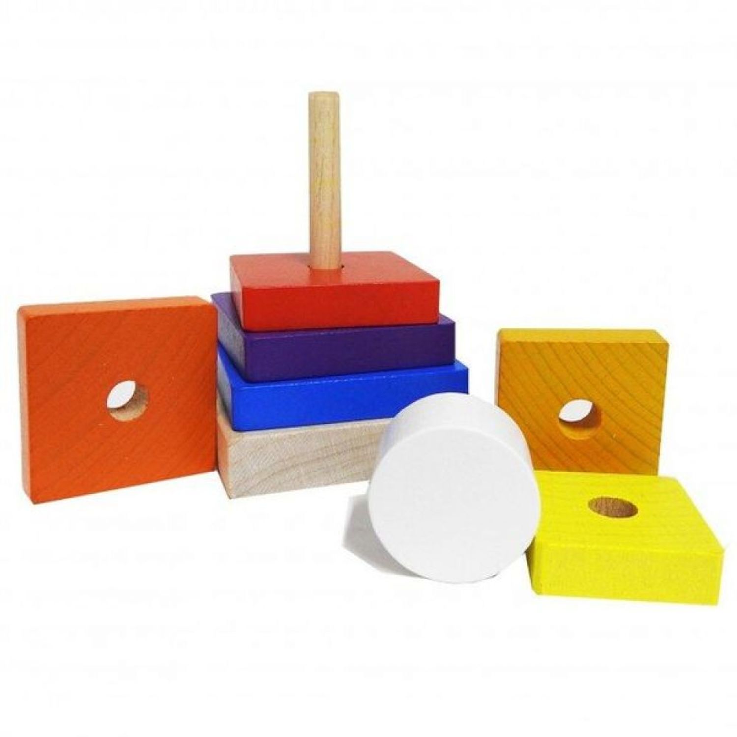 Jucarie din lemn, Cubika, "Piramida 1" fotografia produsului View 3 L