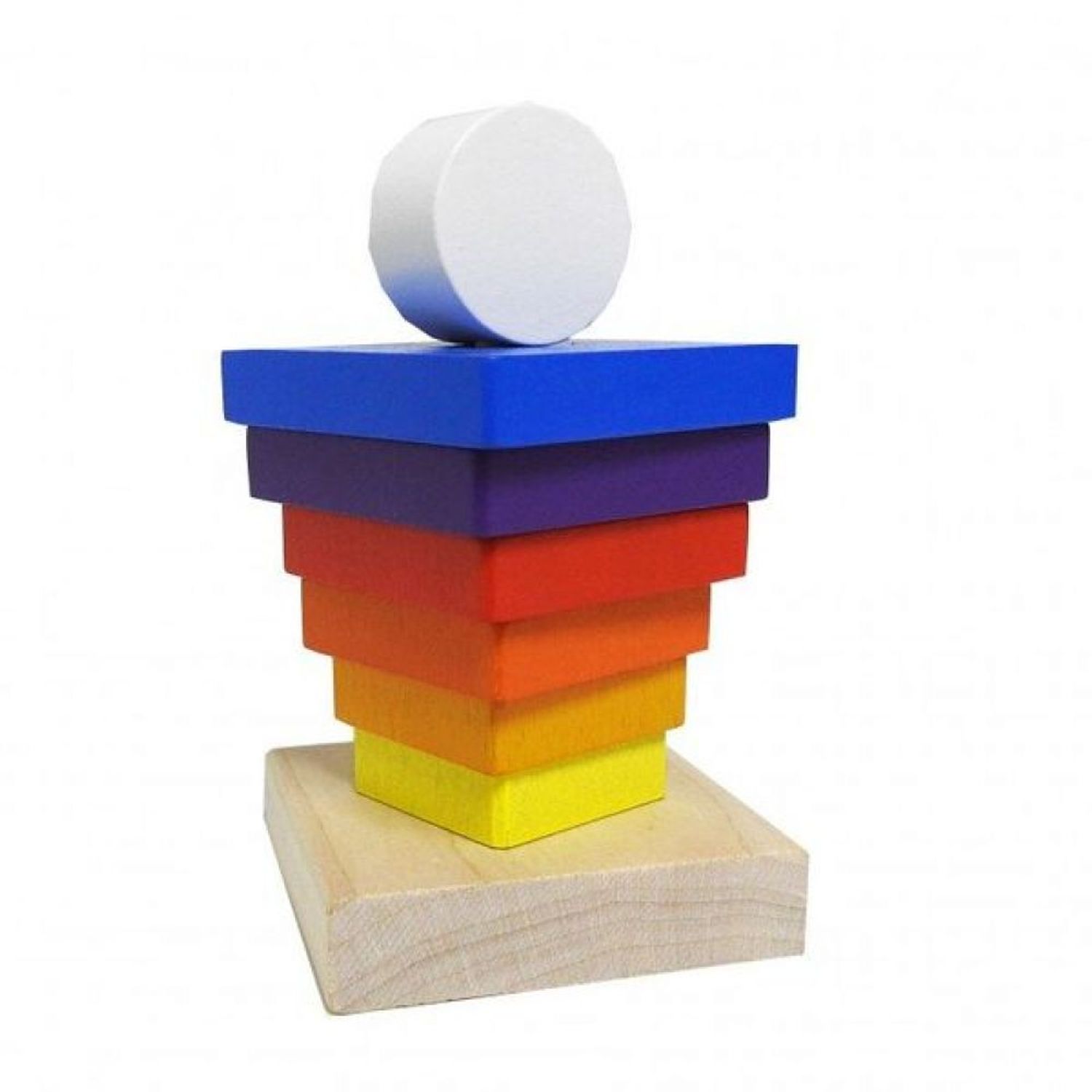 Jucarie din lemn, Cubika, "Piramida 1" fotografia produsului View 5 L