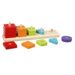 Jucarie din lemn, Cubika, Sortator Forme Geometrice 01 fotografia produsului View 2 S