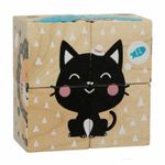 Jucarie din lemn, Cubika, Puzzle din lemn "Jungla" fotografia produsului View 5 S