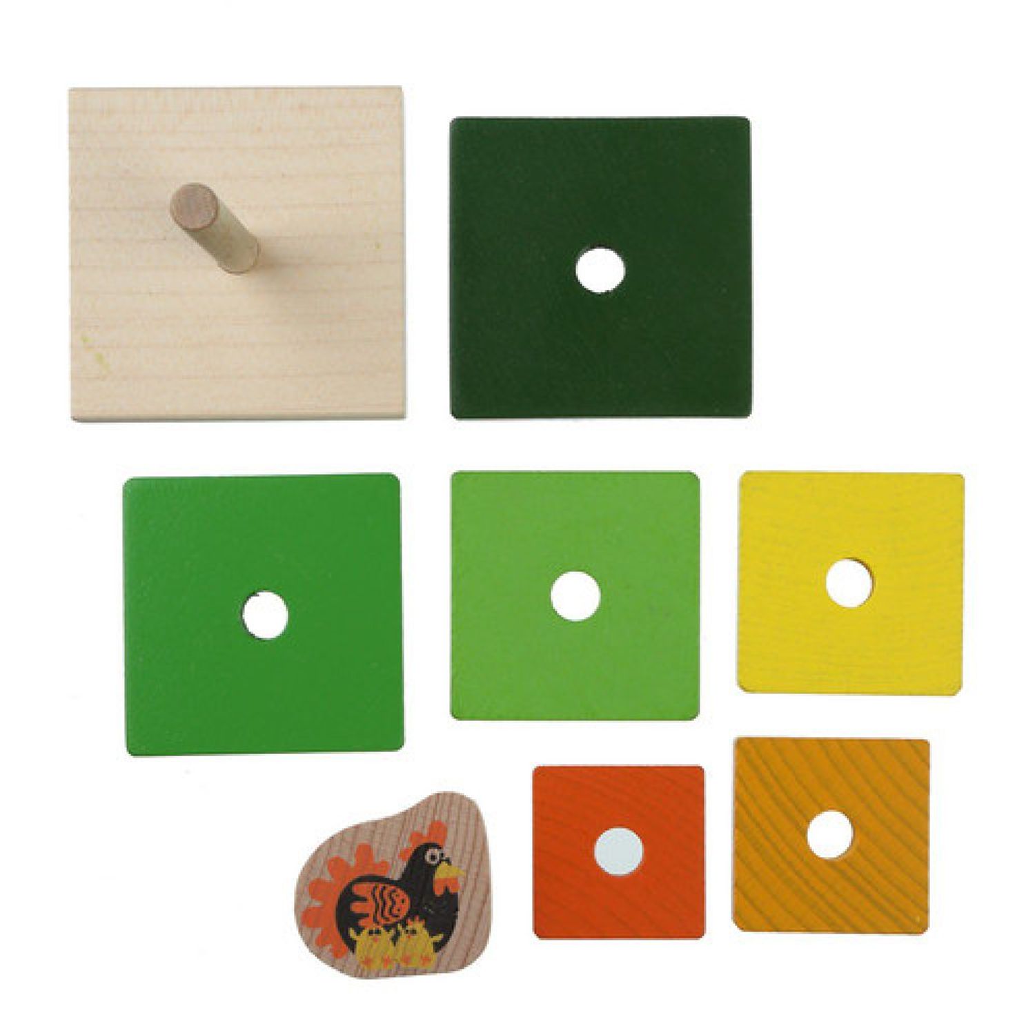 Jucarie din lemn, Cubika, "Piramida 2" fotografia produsului View 4 L