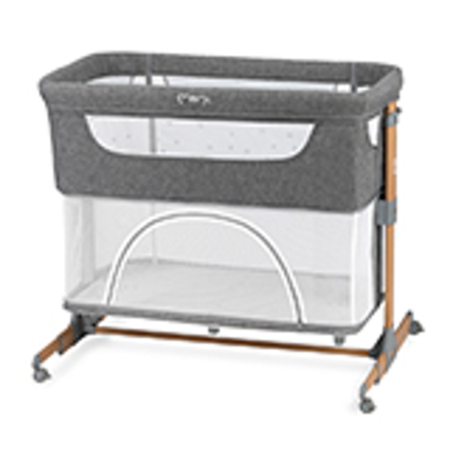 Co-sleeper Momi, Smart Bed 4 in 1 - Grey fotografia produsului