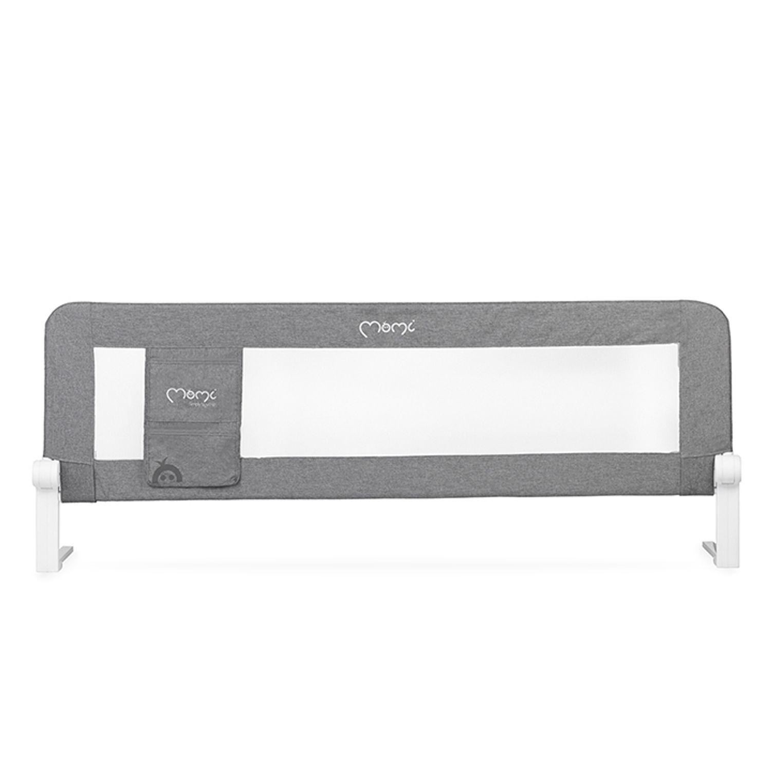 Bariera de siguranta rabatabila pentru pat, Momi Lexi, Dark Grey fotografia produsului View 2 L