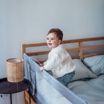 Bariera de siguranta rabatabila pentru pat, Momi Lexi, Dark Grey fotografia produsului View 4 S