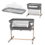 Co-sleeper Momi, Smart Bed 4 in 1 - Grey fotografia produsului View 2 S