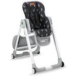 Scaun de masa copii Momi Luxuria, Piele ecologica, Black fotografia produsului