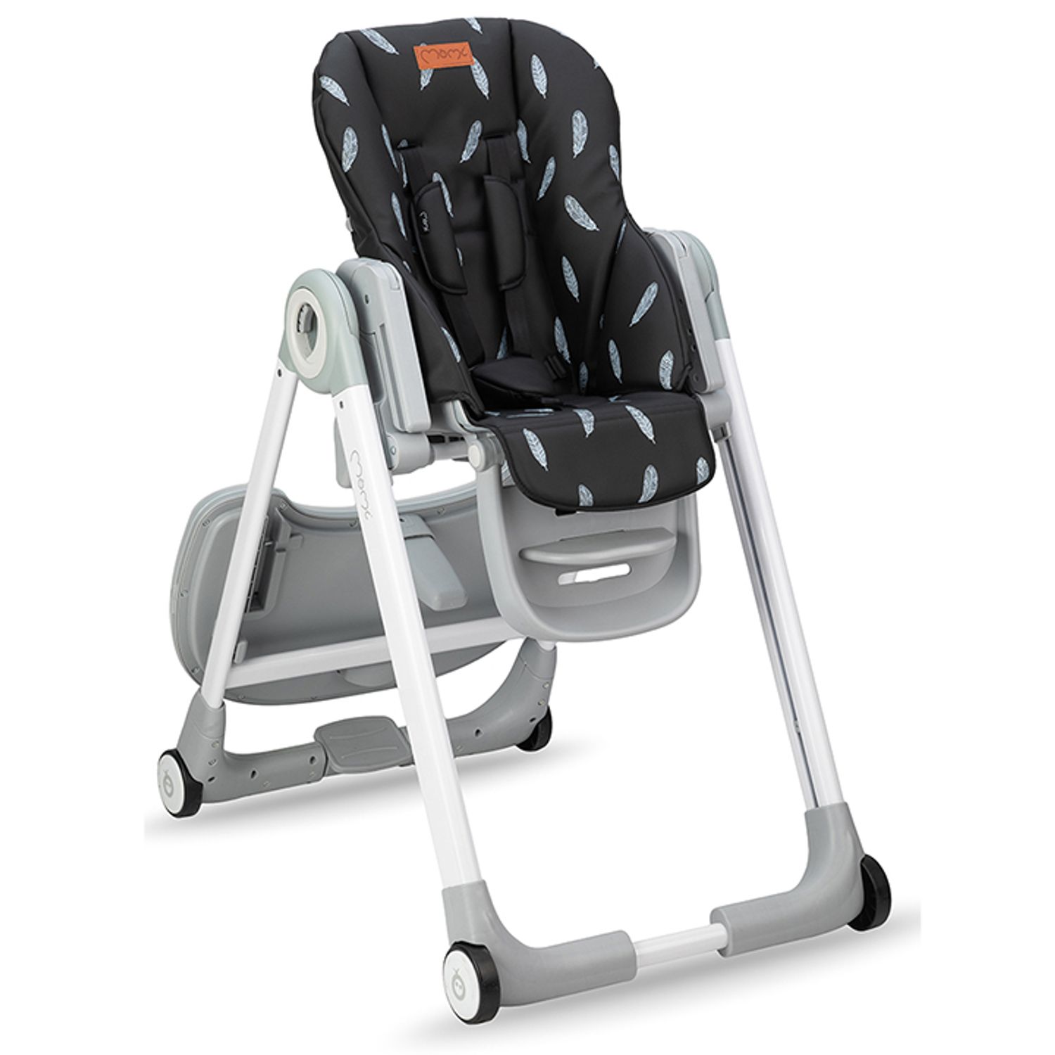 Scaun de masa copii Momi Luxuria, Piele ecologica, Black fotografia produsului