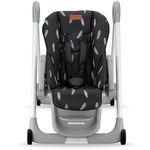 Scaun de masa copii Momi Luxuria, Piele ecologica, Black fotografia produsului View 4 S