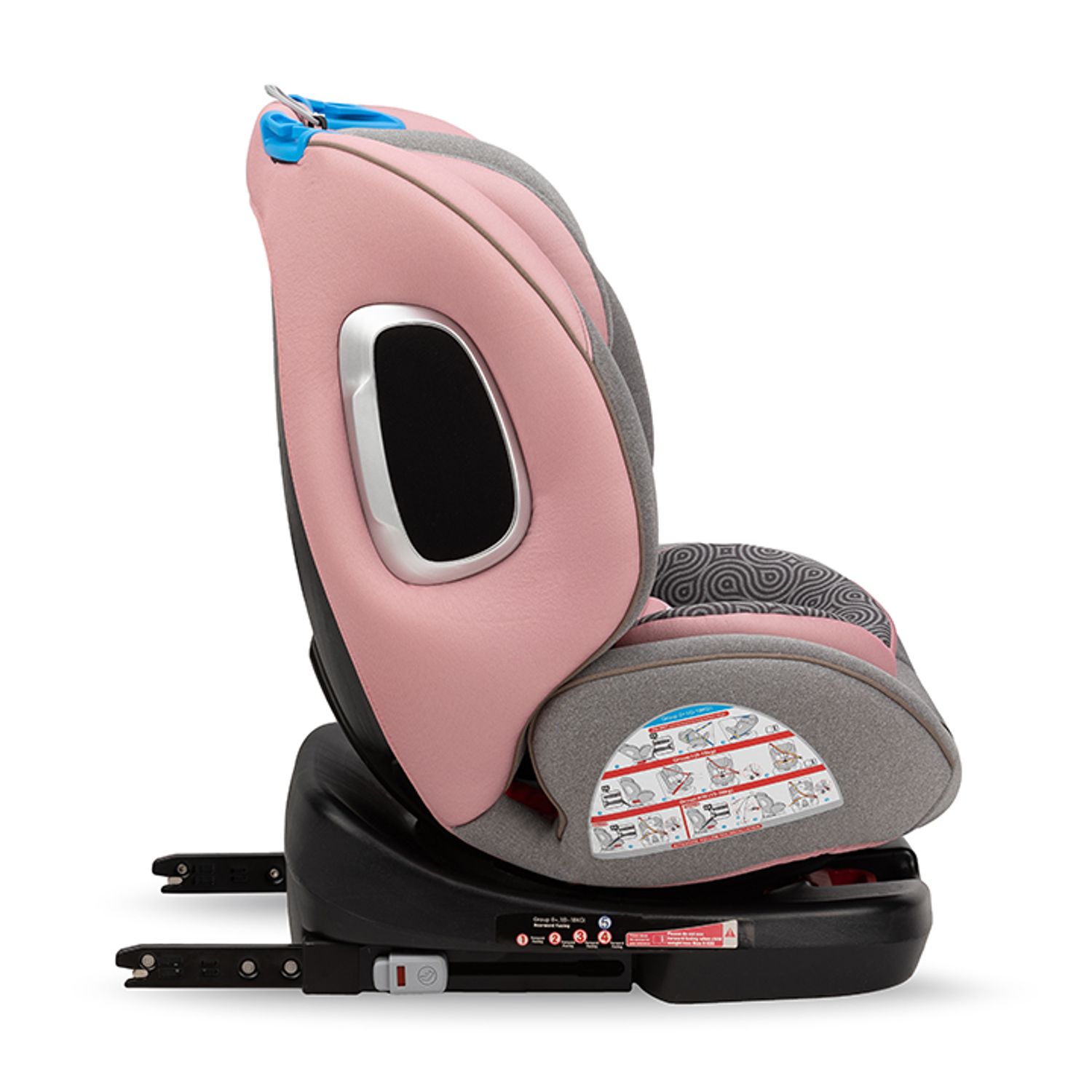 Scaun Auto 0-36 Kg, Rear Facing, 360°, Momi Tordi - Pink fotografia produsului View 3 L