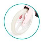 Trotineta freestyle, QKIDS, WEISS Light Pink, Ghidon reglabil pe 3 trepte, Amortizor Easy&amp;Up, Platforma anti- - 5900495862228 fotografia produsului View 6 S