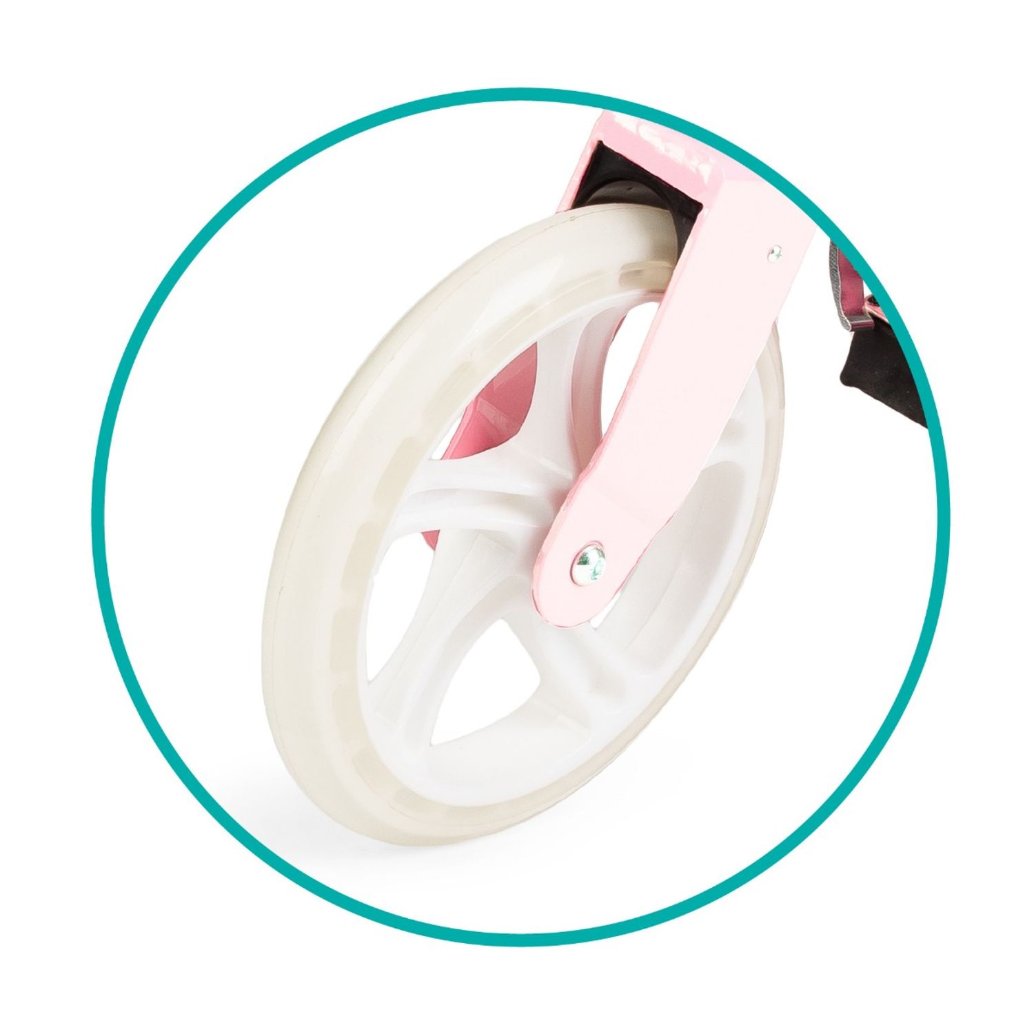 Trotineta freestyle, QKIDS, WEISS Light Pink, Ghidon reglabil pe 3 trepte, Amortizor Easy&amp;Up, Platforma anti- - 5900495862228 fotografia produsului View 6 L