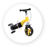 Trotineta transformabila 2 in 1 MoMi ELIOS Yellow fotografia produsului View 5 S