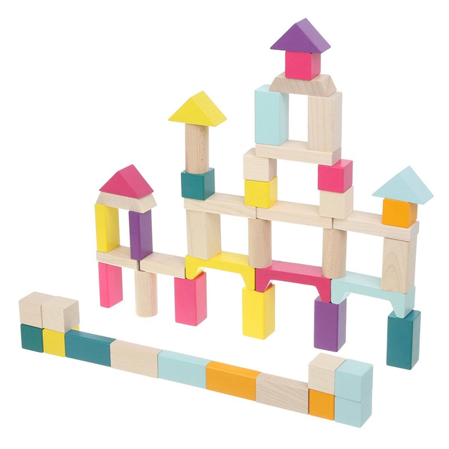 Joc din lemn, Set de constructii Cubika 2 fotografia produsului View 4 L