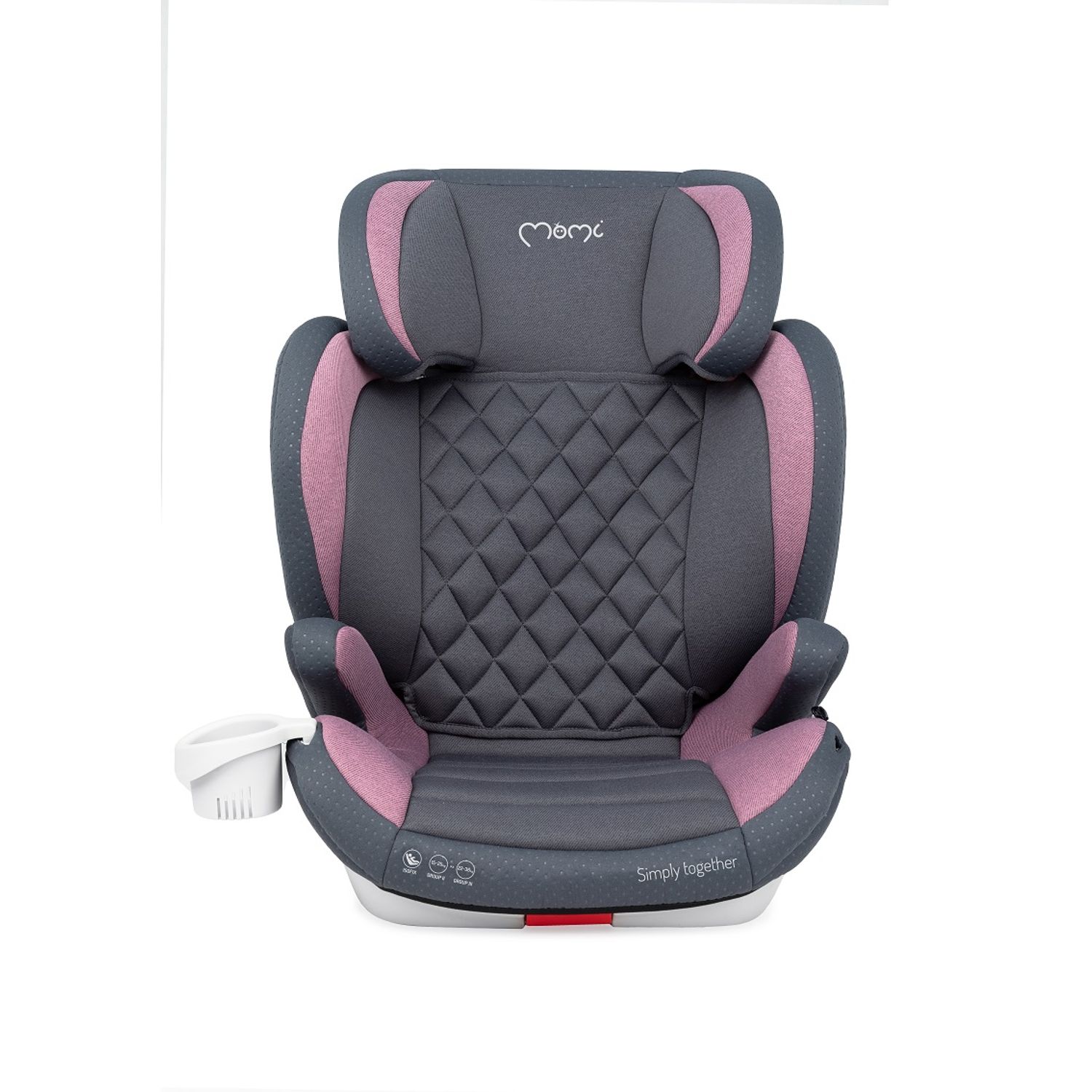 Scaun auto cu isofix Quick Fix, Momi, 15-36Kg, Pink fotografia produsului