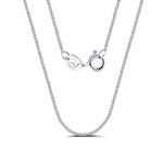 Lantisor argint 925, JW565, placat cu rodiu fotografia produsului