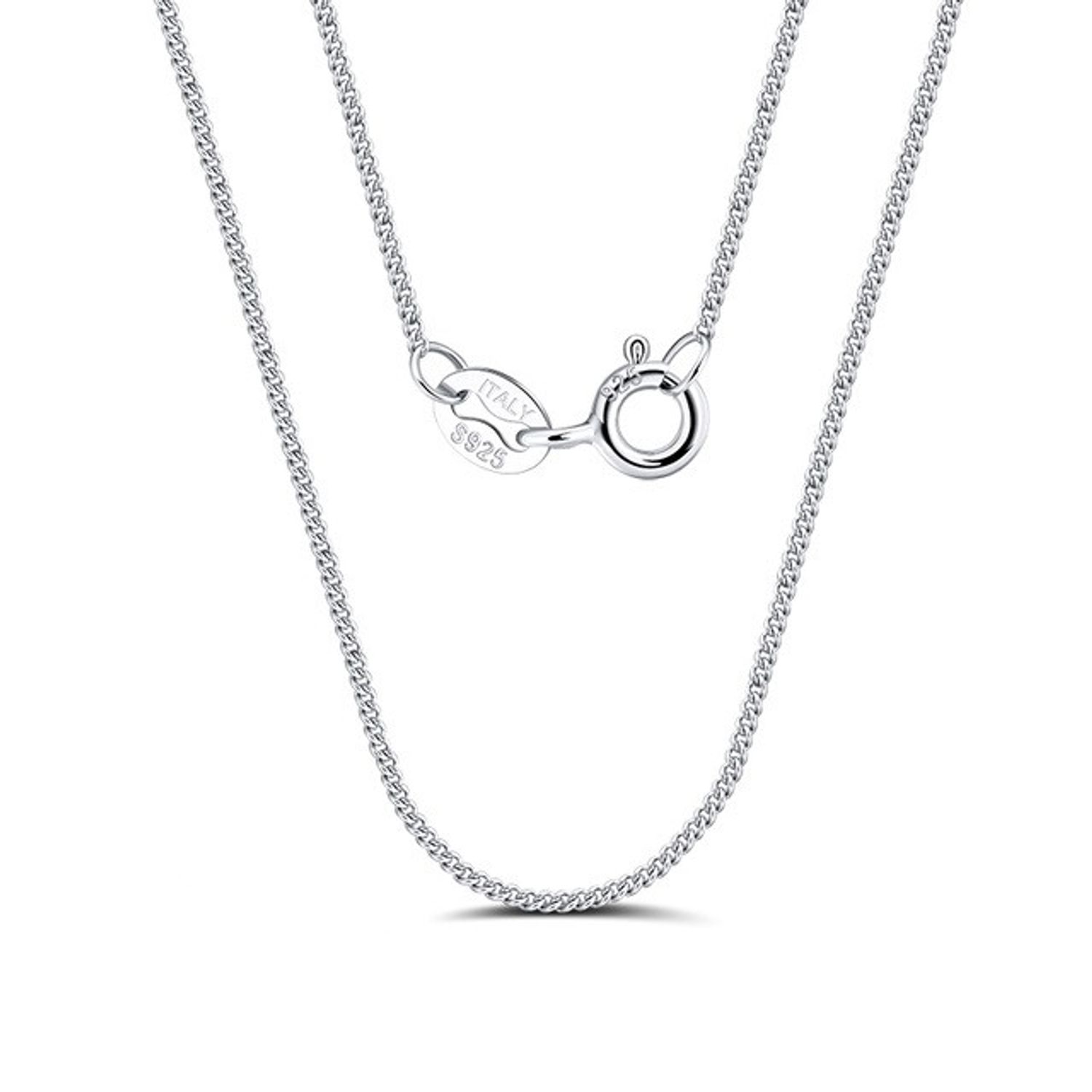 Lantisor argint 925, JW565, placat cu rodiu fotografia produsului
